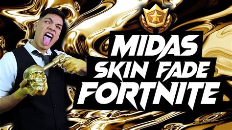 FORTNITE MIDAS COSPLAY HAIRCUT GOLDEN .